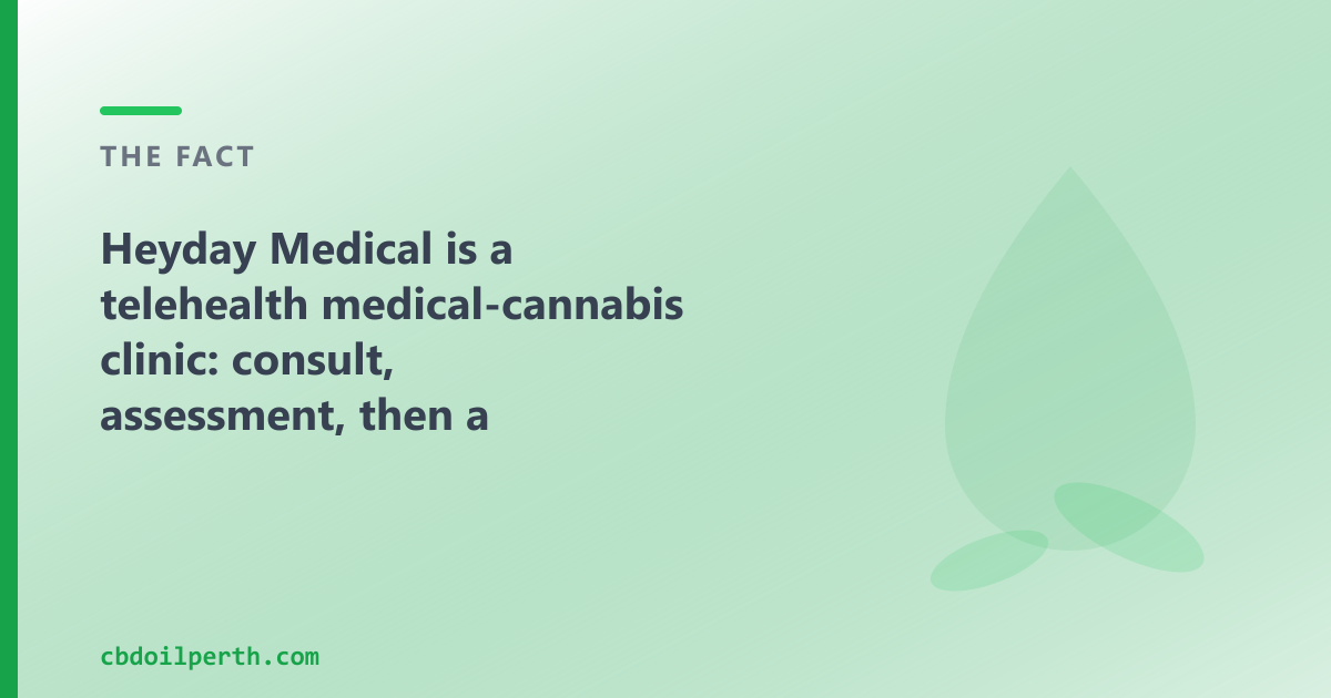 A prescription clinic and an OTC CBD oil shop are two different routes